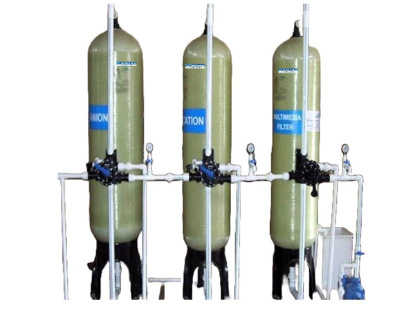 Demineralization DM plant with anion cation vessels by Canon International Hubli